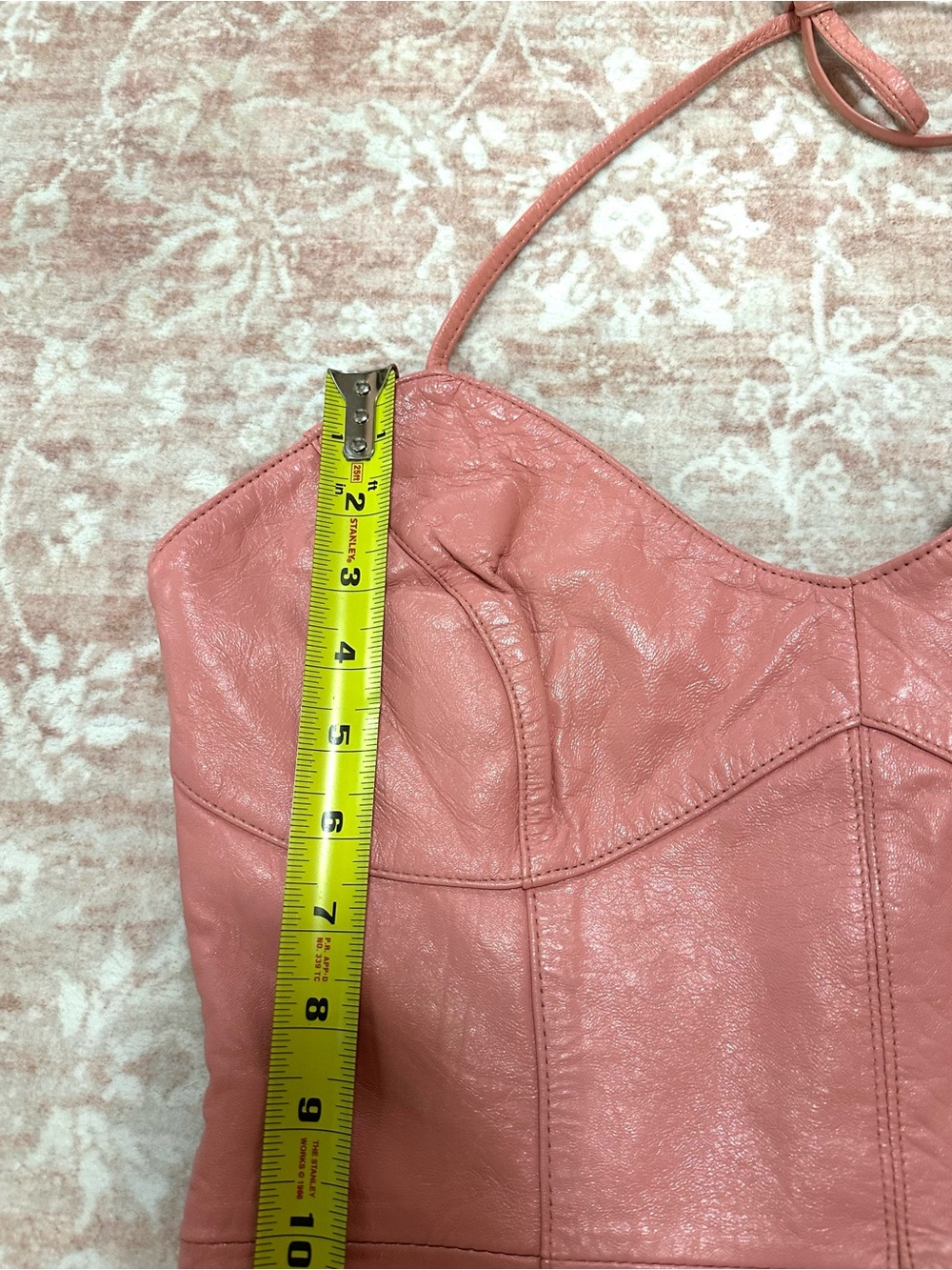 Vintage 🪷 Real Leather Y2K FUBU Dress - RARE - Picture 12 of 16